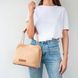 Raffia bucket bag Tuscany Leather TL Bag, Cognac
