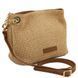 Raffia bucket bag Tuscany Leather TL Bag, Cognac