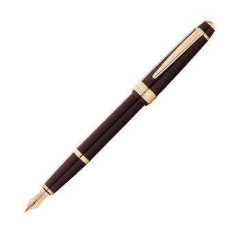 Fountain Pen Cross Bailey Light Polished Burgundy Resin and Gold Tone - M AT0746-11MF