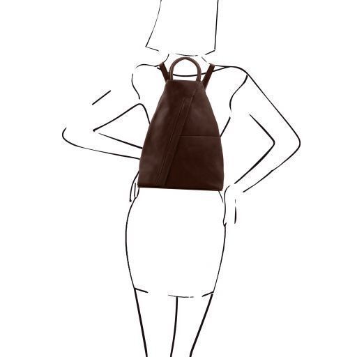 Women's leather Backpacks Tuscany Leather Shanghai