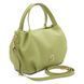 Soft leather handbag Tuscany Leather Nora, Lime Green