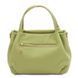 Soft leather handbag Tuscany Leather Nora, Lime Green