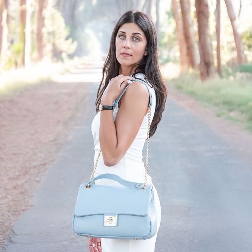Women's leather handbag Tuscany Leather Elettra