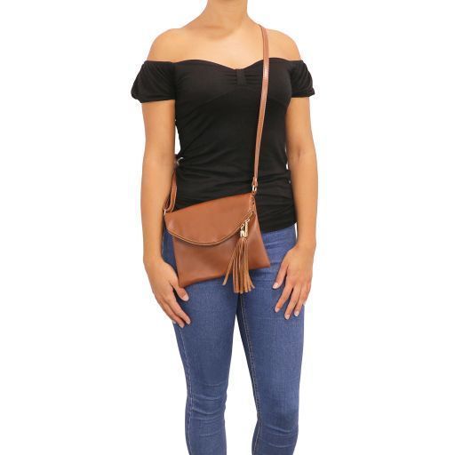 Women's leather Shoulder bag Tuscany Leather TL Young bag