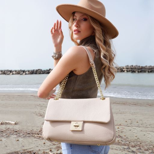 Women's leather Shoulder bag Tuscany Leather Ilenia