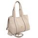 Soft leather shoulder bag Tuscany Leather Callie, Beige