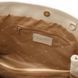 Soft leather shoulder bag Tuscany Leather Callie, Beige