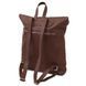 Soft leather backpack Tuscany Leather London, Coffee
