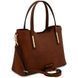 Leather tote Tuscany Leather Olimpia, Brown