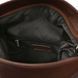 Soft leather backpack Tuscany Leather London, Coffee