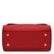Leather handbag Tuscany Leather Armonia, Lipstick Red