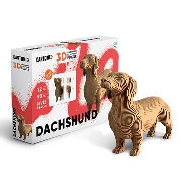 DACHSHUND 3D Puzzle Cartonic