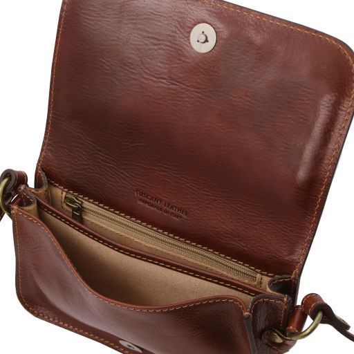 Women's leather Shoulder bag Tuscany Leather Carmen