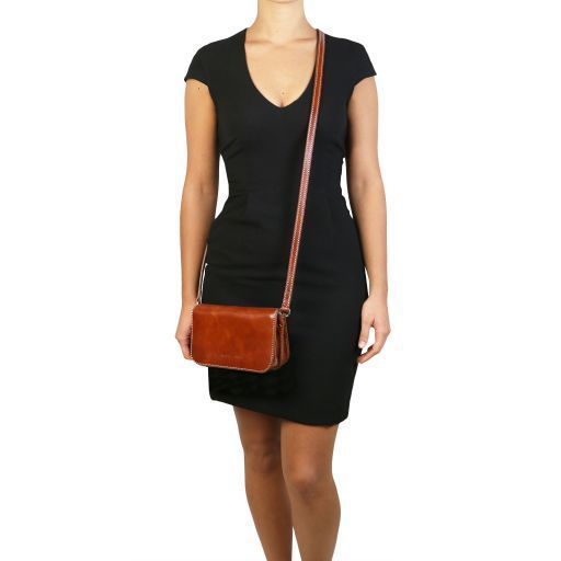Women's leather Shoulder bag Tuscany Leather Carmen