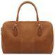 Travel leather duffle bag - Small size Tuscany Leather Lisbona, Natural