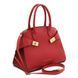 Leather handbag Tuscany Leather Coccola, Lipstick Red