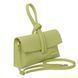 Leather clutch Tuscany Leather TL Bag, Lime Green