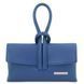 Leather clutch Tuscany Leather TL Bag, Denim