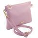 Soft leather clutch Tuscany Leather TL Bag, Ballet Pink
