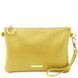 Soft leather clutch Tuscany Leather TL Bag, Yellow