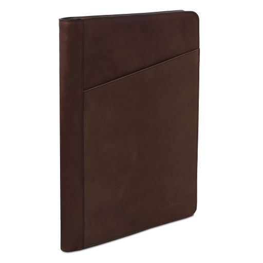 Leather document case Tuscany Leather Tiberio, Dark Brown