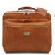 Leather pilot case with two wheels Tuscany Leather Varsavia, Natural