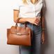 Leather tote Tuscany Leather Origami, Denim