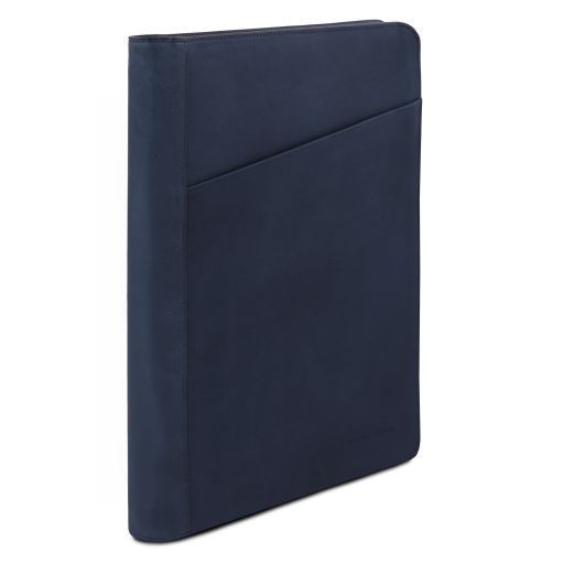 Leather document case Tuscany Leather Tiberio, Dark blue