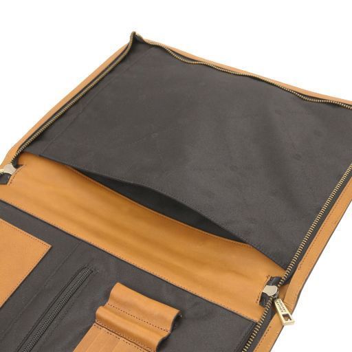 Leather document case Tuscany Leather Tiberio, Dark blue